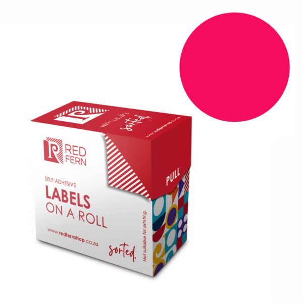 Redfern label colour box c25 redfern flu pink