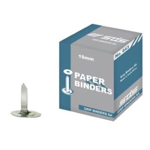 Sds paper-binder silver 19mm