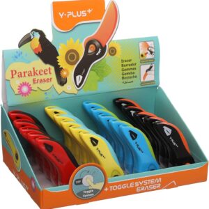 Yplus eraser novelty parakeet flick dply 20