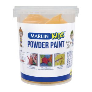 Marlin kids paint powder 500g bucket orange