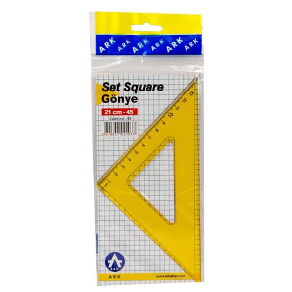 Ark set square novo 21cm 45 degree