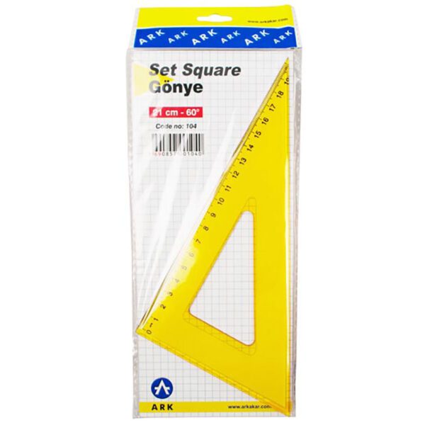 Ark set square novo 21cm 60 degree