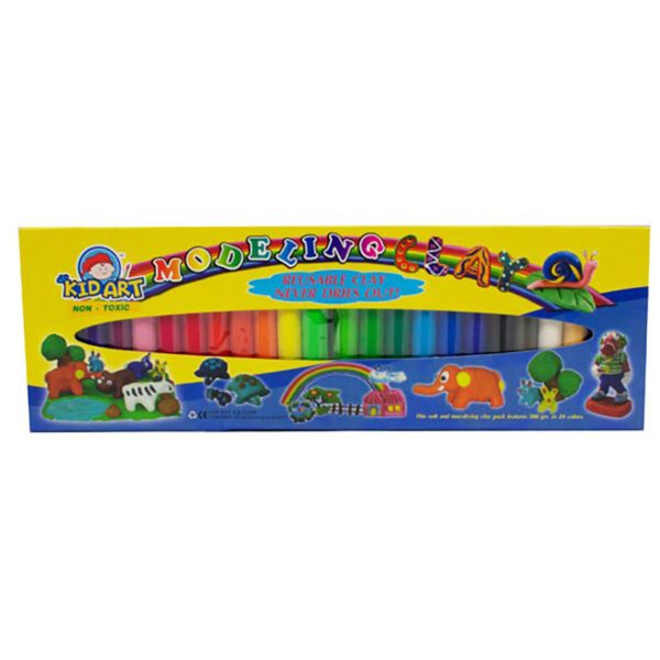 Kid Art modelling clay kid art 500g 24 colour