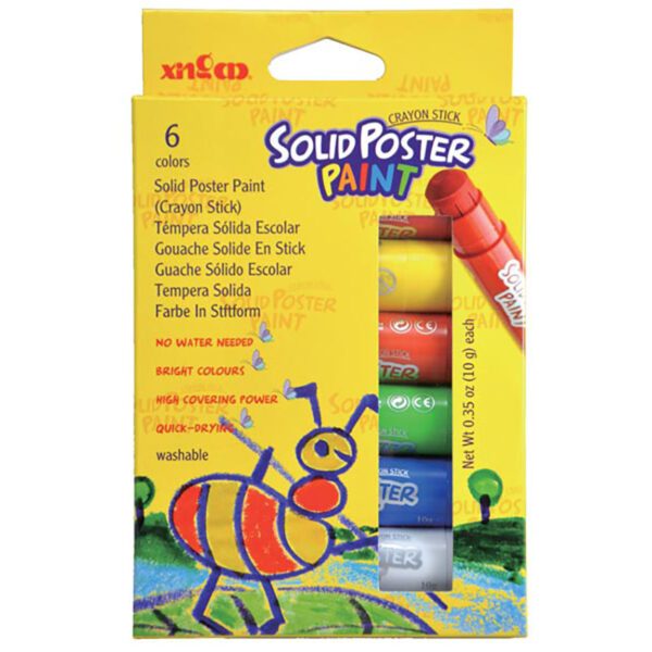 K Brand paint poster sticks k brand 10g asst standard 6's