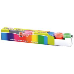K Brand paint poster tubs tempera 20ml asst neon 6's