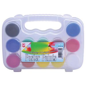 K Brand paint poster tubs tempera 20ml case asst 12's