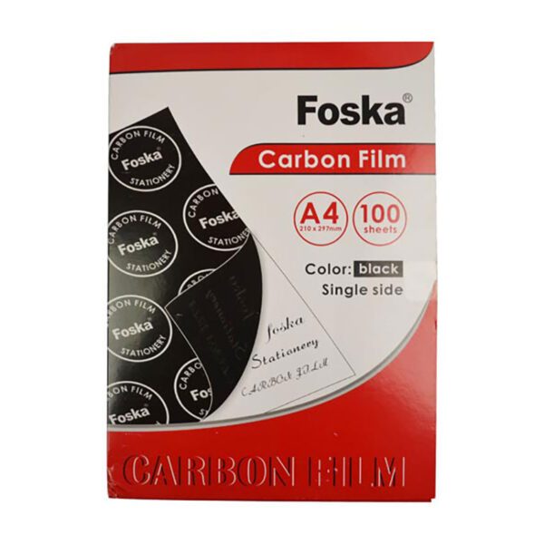 Foska carbon film a4 100sht black (disc)