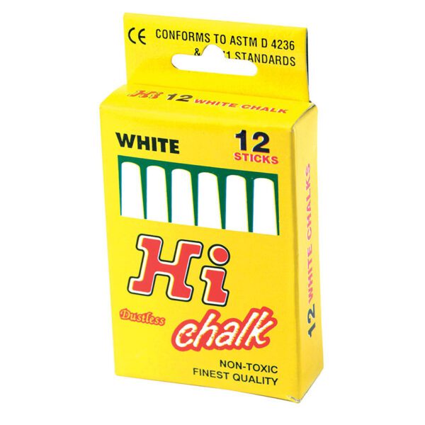 Hi Chalk chalk standard hi white 12's