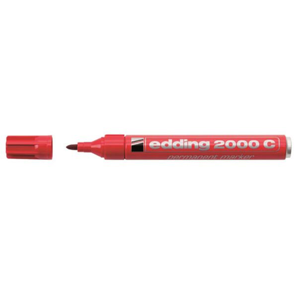 Edding marker perm bullet m e2000 red