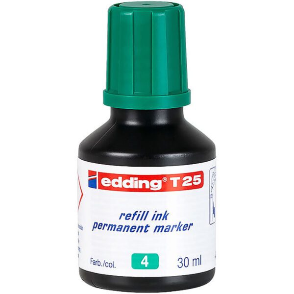 Edding marker refill perm ink et25 30ml green