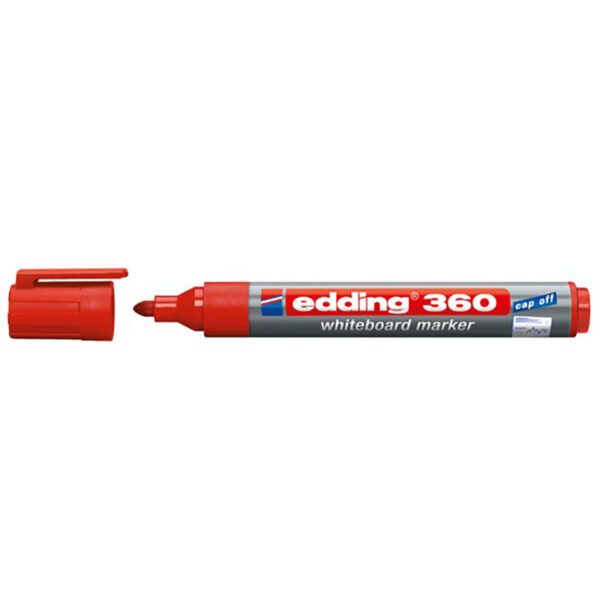 Edding marker w/brd bullet m e360 red
