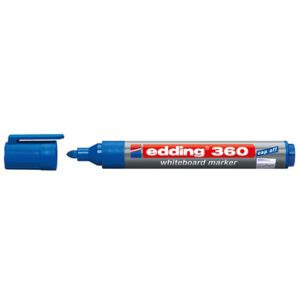 Edding marker w/brd bullet m e360 blue