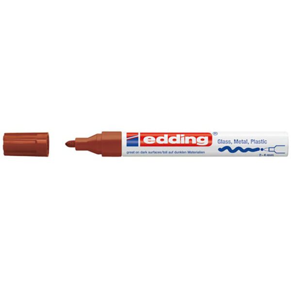 Edding marker paint m e750 brown