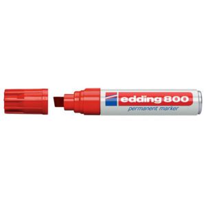 Edding marker perm industrial chisel b e800 red