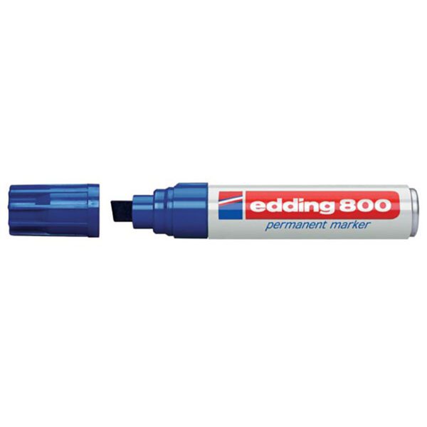 Edding marker perm industrial chisel b e800 blue