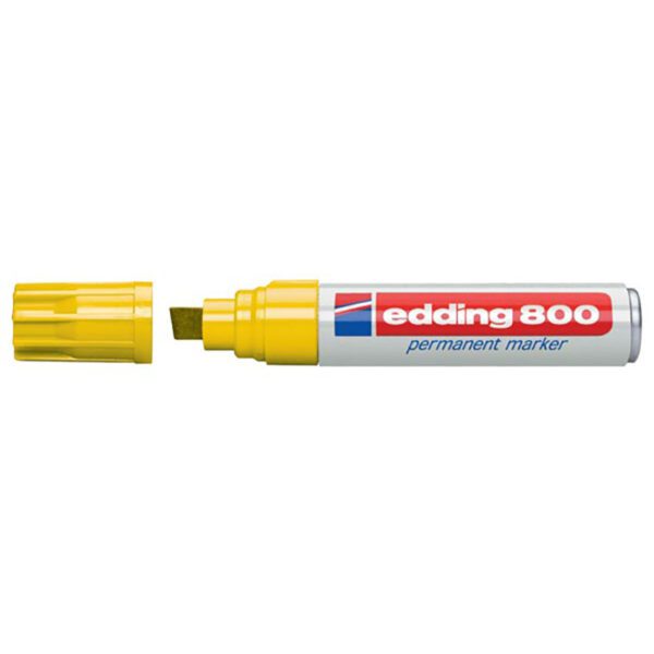 Edding marker perm industrial chisel b e800 yellow