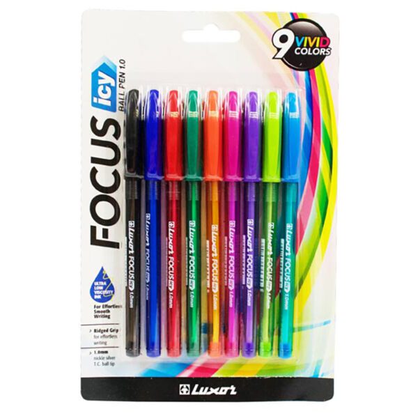 Luxor pen bpn m 1.0 focus icy asst wlt 9