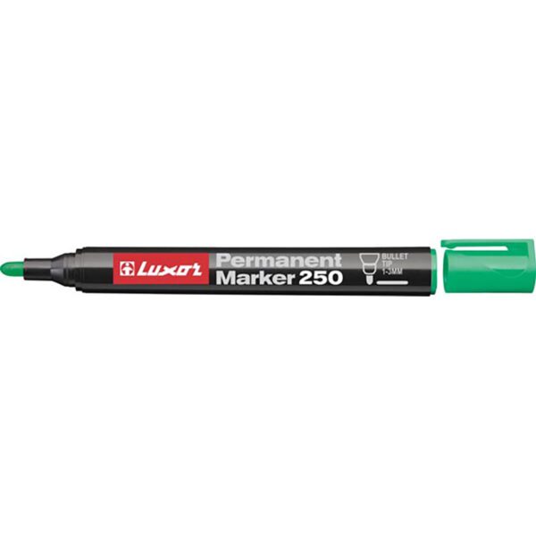 Luxor marker perm bullet m 250 green