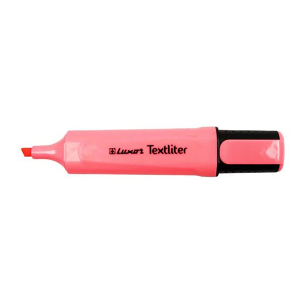 Luxor highlighter textliter red
