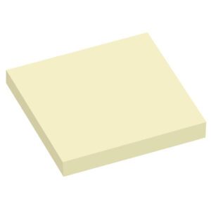 Info notes 75x75 info 100 sht yellow