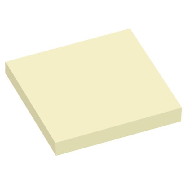 Info notes 75x75 info 100 sht yellow
