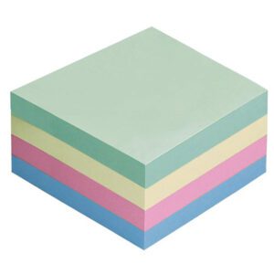 Info notes cube 75x75 info 400 sht asst pastel