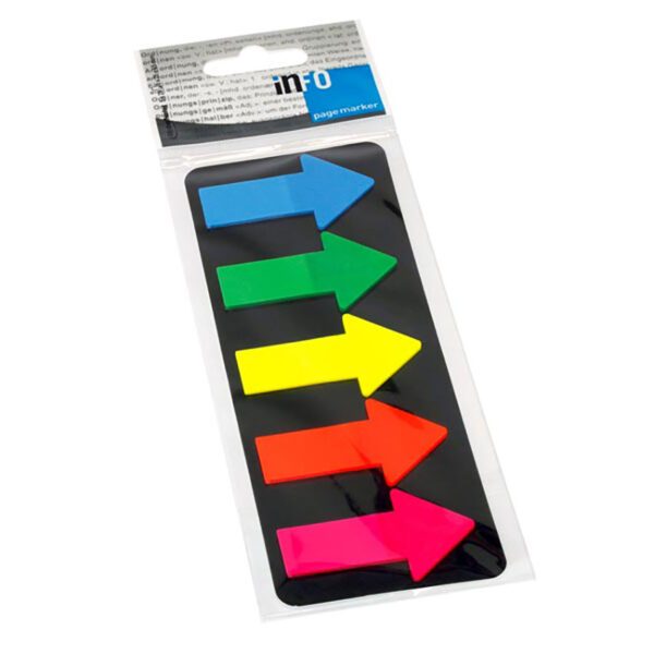 Info flags page marker info arrow shape 5 colour
