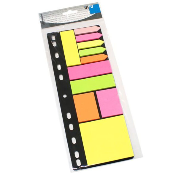 Info notes set info page folder set 11 piece