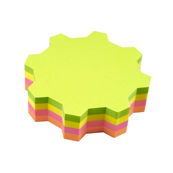 Info notes shape 70x70 info brilliant gear wheel