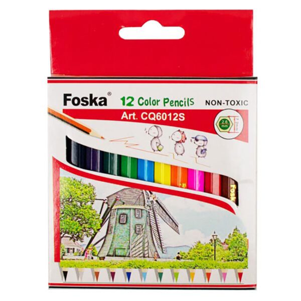 Foska colour pencil short foska box 12's