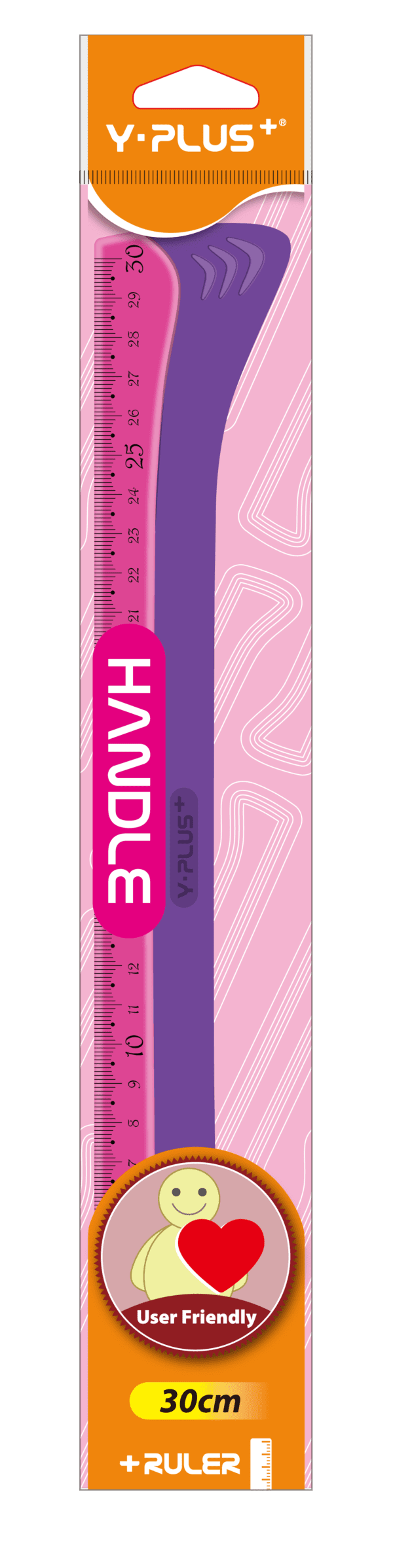 Yplus ruler finger grip 30cm colour
