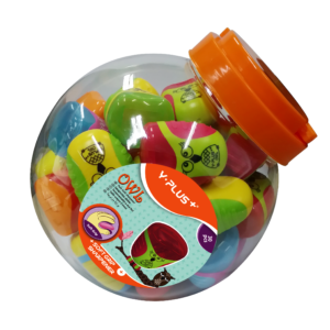 Yplus sharpener container 2 hole owl asst