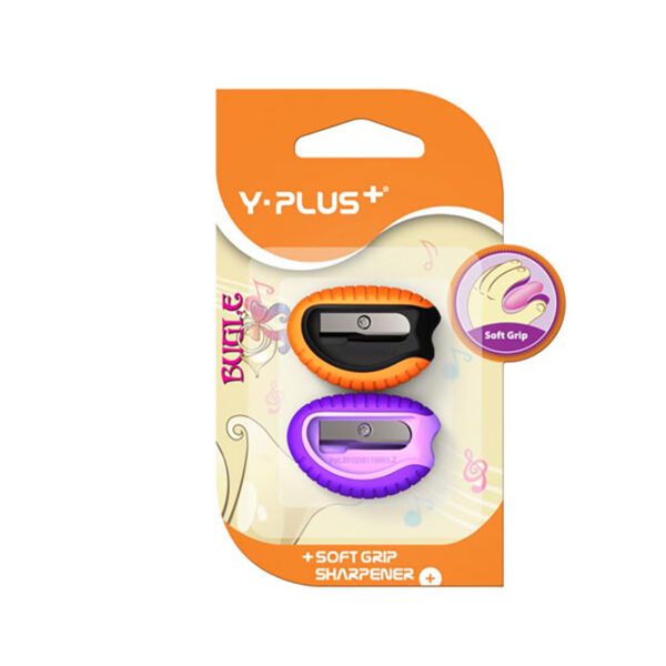 Yplus sharpener novelty 1 hole bugle asst crd 2