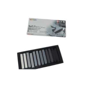 Mungyo pastels chalk full size soft 12 greytone