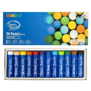 Mungyo pastels oil jumbo mungyo artist 17mm asst 12's