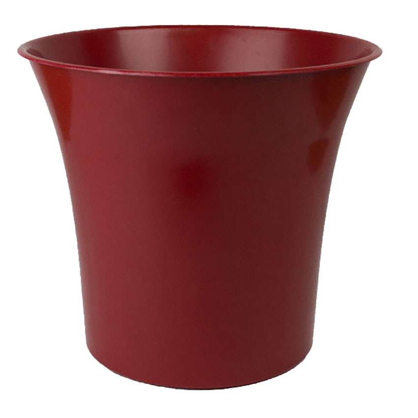 Nexx bin 10l plastic wastebin round burgundy