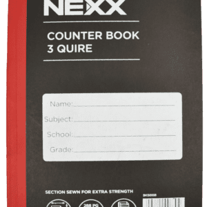 Nexx book counter a4 hc 3q f/m bulk