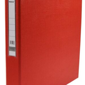 Nexx file r/binder a4 pp 2d 25mm red