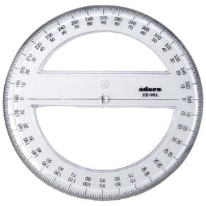 Nexx protractor 15cm 360 degree clear
