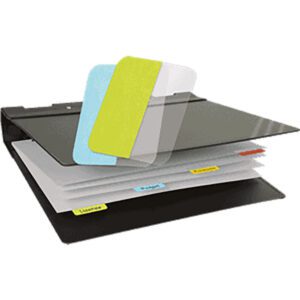 3L Office file index tabs 12x40 asst 48pk