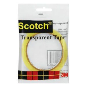 3M tape clear scotch transparent 12x66 lrg core