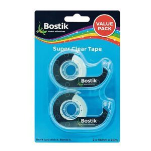 Bostik tape clear super 18x20 on disp crd 2