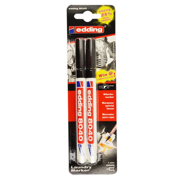 Edding marker laundry black crd 2