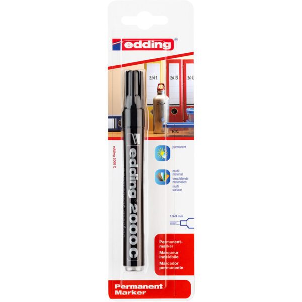 Edding marker perm bullet m e2000 black crd