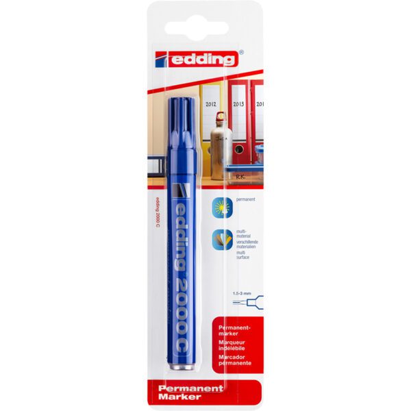 Edding marker perm bullet m e2000 blue crd