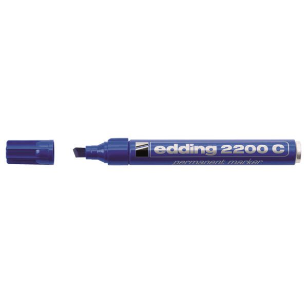Edding marker perm chisel m e2200 blue
