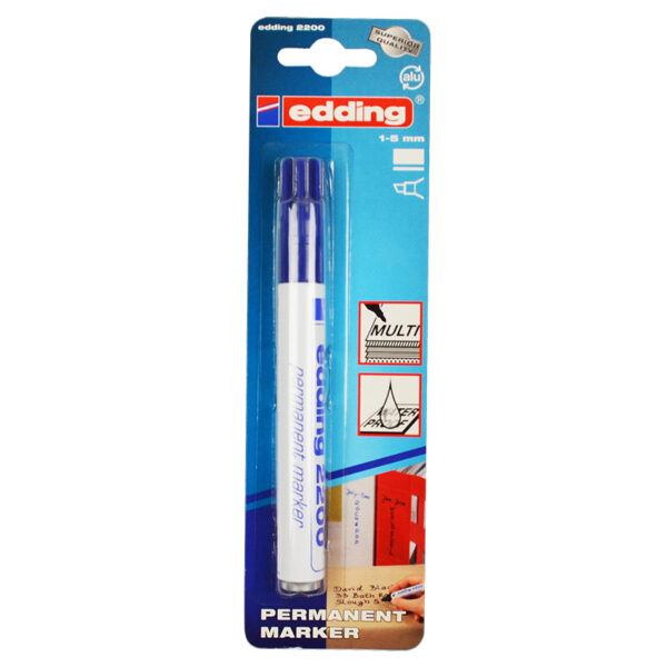 Edding marker perm chisel m e2200 blue crd