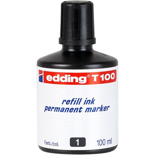 Edding marker refill perm ink et100 100ml black