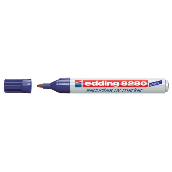 Edding marker specialised uv security