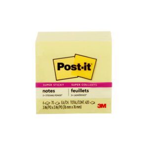 3M notes 76x76 post-it 100 sht yellow
